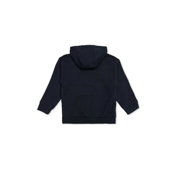 Versace Kids Navy Blue Medusa Head Hoodie