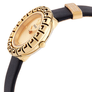 La Greca Quartz Gold Dial Ladies Watch VE8C00224