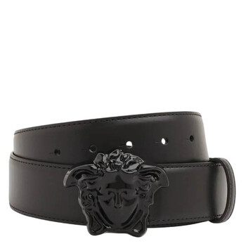 Versace La Medusa Leather Belt, Size 70 cm DCU4140-DVTP1  display picture 1