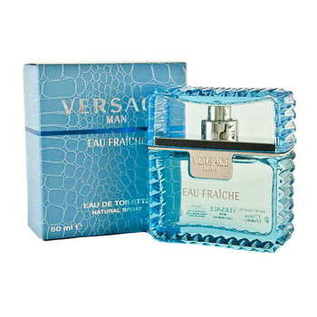 Man Eau Fraiche / Versace EDT Spray (blue) 1.7 oz (m)