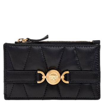 Versace Medusa 95 Quilted Nappa Card Holder 1016227-1A12975_1B00V