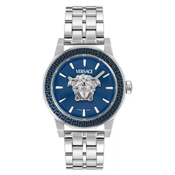 Versace Medusa Deco Quartz Grey Dial Men's Watch VE9I00524