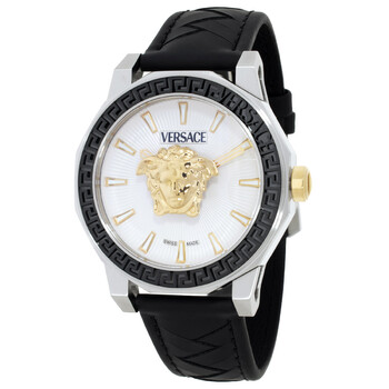 Medusa Deco Quartz Silver Dial Men's Watch VE9I00124
