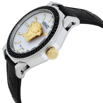 Medusa Deco Quartz Silver Dial Men's Watch VE9I00124