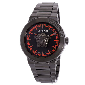 Medusa Infinite Quartz Gunmetal Dial Men's Watch VE7E00723
