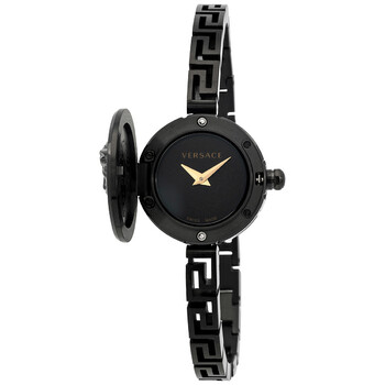 Medusa Secret Quartz Black Dial Ladies Watch VEZ500321