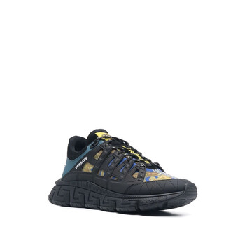 adidas gazelle silver green womens Versace Men's Odissea Python Greca Print Low Top Sneakers