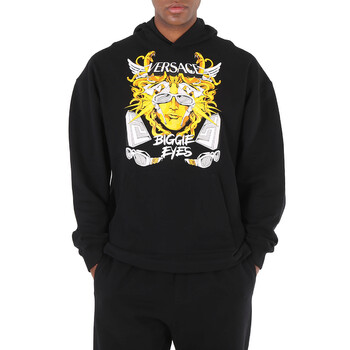 VERSACE / Medusa Print Long Sleeve Hoodie/パーカー/1006481 1A04494 Versace Men's Black Medusa Biggie Logo Print Hoodie, Size Large