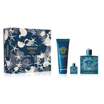 Versace Men's Dylan Blue 3pcs EDT Gift Set Fragrances