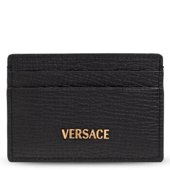 Myth Leather Card Case DPN2467-1A13695-BLACK-VERSACE GOLD Myth Leather Card Case DPN2467-1A13695-BLACK-VERSACE GOLD