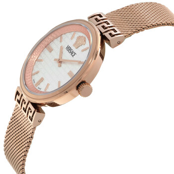 Versace Palazzo Quartz Rose Dial Ladies Watch VECQ00718