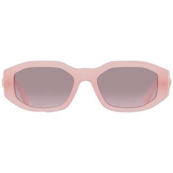 Pink Gradient Grey Flash Geometric Unisex Sunglasses VE4361 539258 53