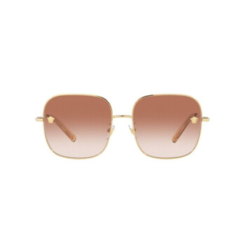 Cartier Trinity Brown Gradient with Gold Flash Mirror Square