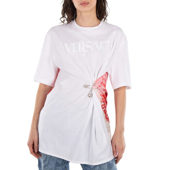 Tシャツ・カットソー VERSACE Women Tunic Tops 1018898 1A13610 1000 WHITE 楽天市場】VERSACE（Tシャツ・カットソー｜トップス