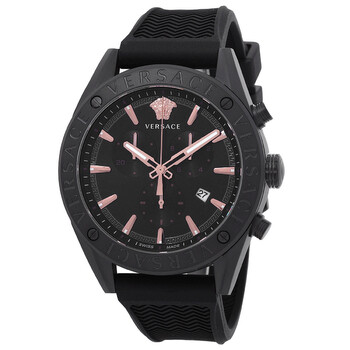 V-Chrono Quartz Black Dial Men's Watch VEHB00419