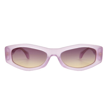 サングラス VERSACE Woman Sunglasses Pink 0VE4361 539258 Versace Pink Gradient Grey Flash Geometric Unisex Sunglasses