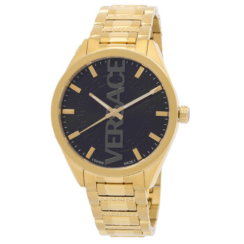 Armani Exchange Black Dial Gold-plated Men's Watch AX2145 723763217194 ...