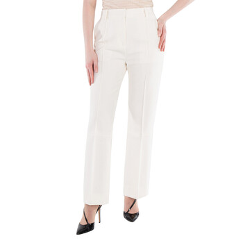 Cotton-Blend Tailored Trousers