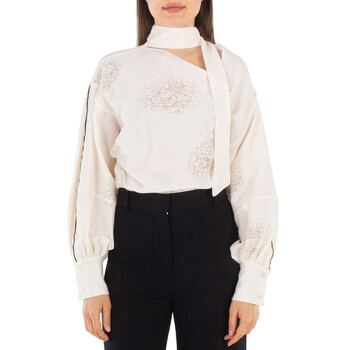 Gathered-Detail Asymmetric Blouse
