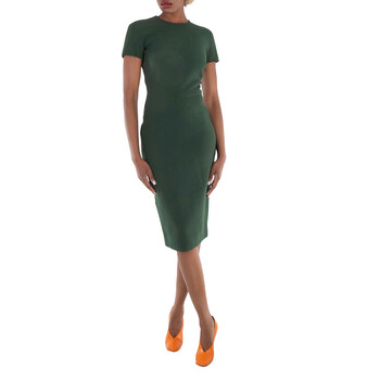Victoria Beckham Ladies Slim Cut Midi Dress, Brand Size 6 (US Size 2)  1423WDR005054A - Clothing - Jomashop