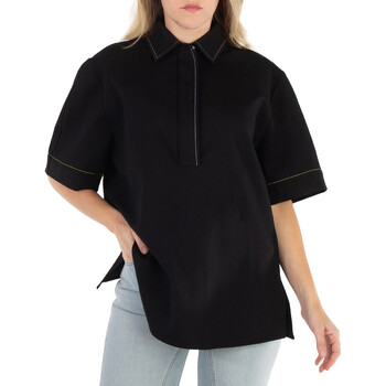 Pointed Collar Short-Sleeve Shirt