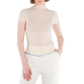 Polo Neck Knitted T-Shirt