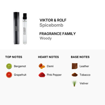 Men's Spicebomb EDT Spray 0.35 oz Fragrances 3614273886826