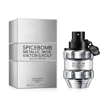 Men's Spicebomb Metallic Musk EDP Spray 1.7 oz Fragrances 3614274293906