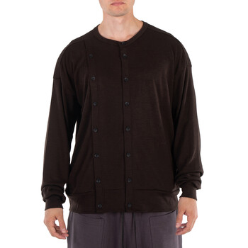 Viridi-Anne Men's Black Wool Jersey Layerd T-Shirt, Brand