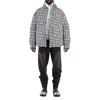 Oamc Men's Lilac Strata Tie Dye-Print Zip-Up Hooded Jacket