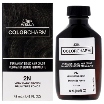 Unisex Color Charm Permanent Liquid Hair Color 1.42 Oz 2n Very Dark Brown Hair Care 070018105226