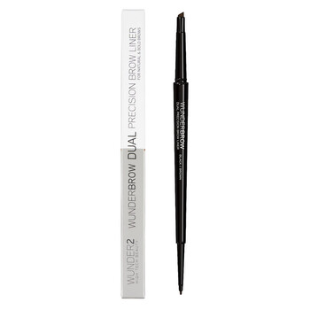 Ladies Wunderbrow Dual Precision Brow Liner Black Brown Makeup 5056153514715
