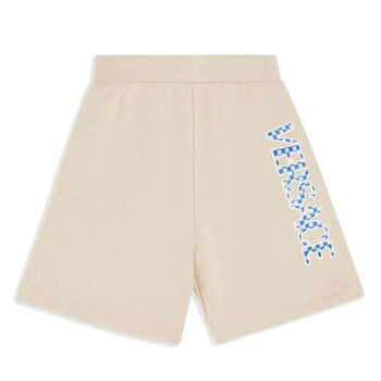 Boys Side Logo Cotton Shorts