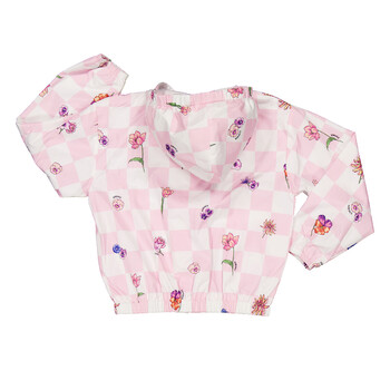 Girls Check Blossom Jacket