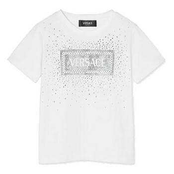 Versace Ladies Optical White Studded Versace Goddess Cotton