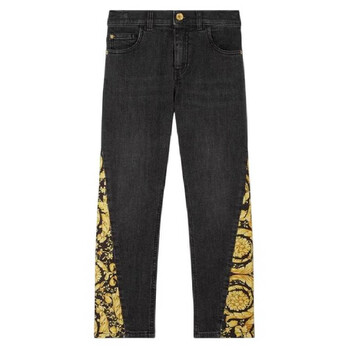Kids Barocco Print Jeans 1018318-1A13026-2D600