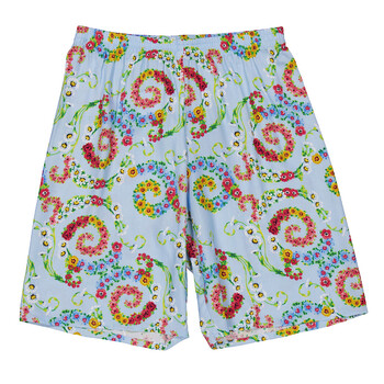 Kids Floral Swirl Bermuda Shorts
