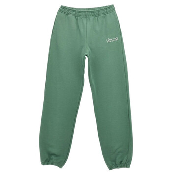 Kids Logo Embroidered Cotton Sweatpants