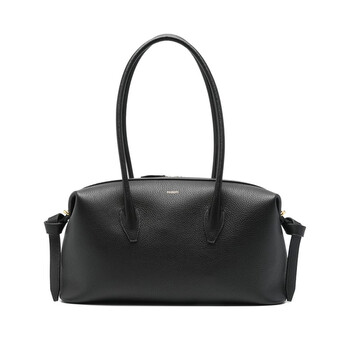 Bag BRIOCHE DUFFLE LEATHER BLACK