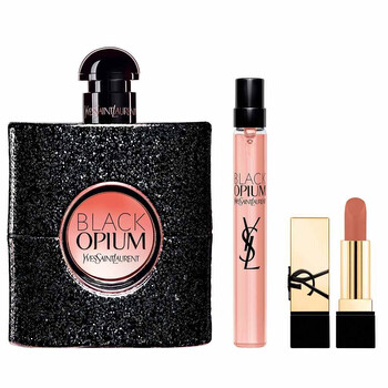 Ladies Black Opium 4pcs EDP Gift Set Fragrances 3614274285147