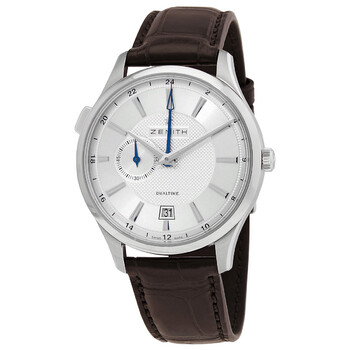 Zenith Captain Dual Time Silver Dial Automatic Men's Watch