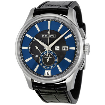 Zenith Captain Winsor Automatic Chronograph Black and Blue Dial