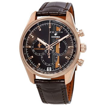 Chronomaster El Primero LEGEND OF COHIBA 18kt Rose Gold Men's Watch 18.2041.400/76.C795