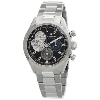 Zenith Pre-owned Zenith Elite Port Royal V Dual Time Automatic