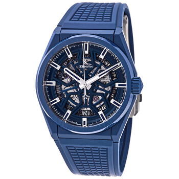 DEFY Classic  Automatic Blue Skeleton Dial Men's Watch 49.9003.670/51.R793