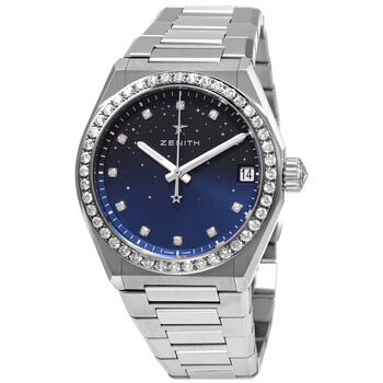 Defy Midnight Automatic Diamond Ladies Watch 16.9200.670/01.MI001