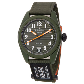 Pilot 40mm Porter Limited Edition Automatic Green Dial Watch 49.4001.3620/63.I001