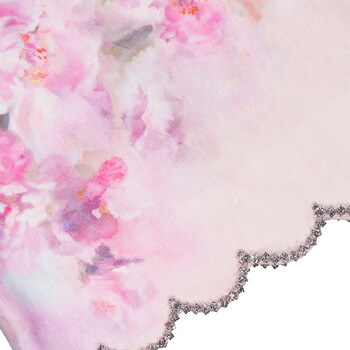 Crush Scalloped Mini Skirt