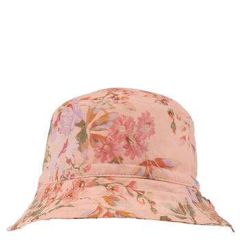 Sacai Double Brim Bandana-Print Bucket Hat, Brand Size 3 22