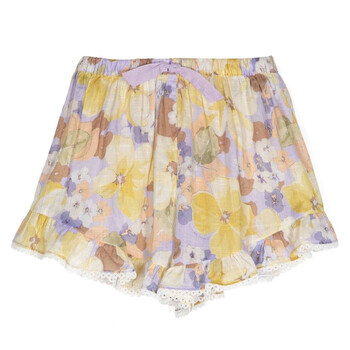 Girls Pop Frill Floral Print Shorts